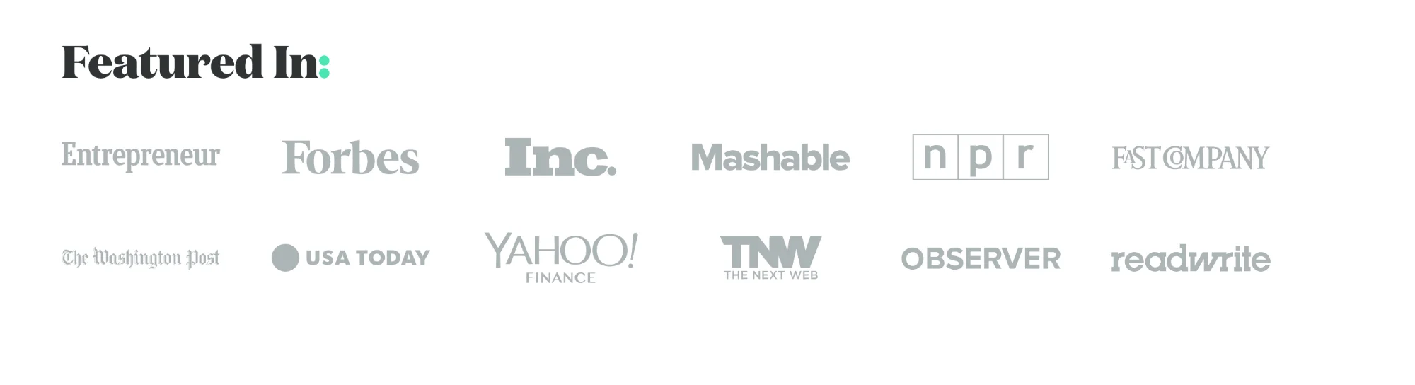 Featured in major publications